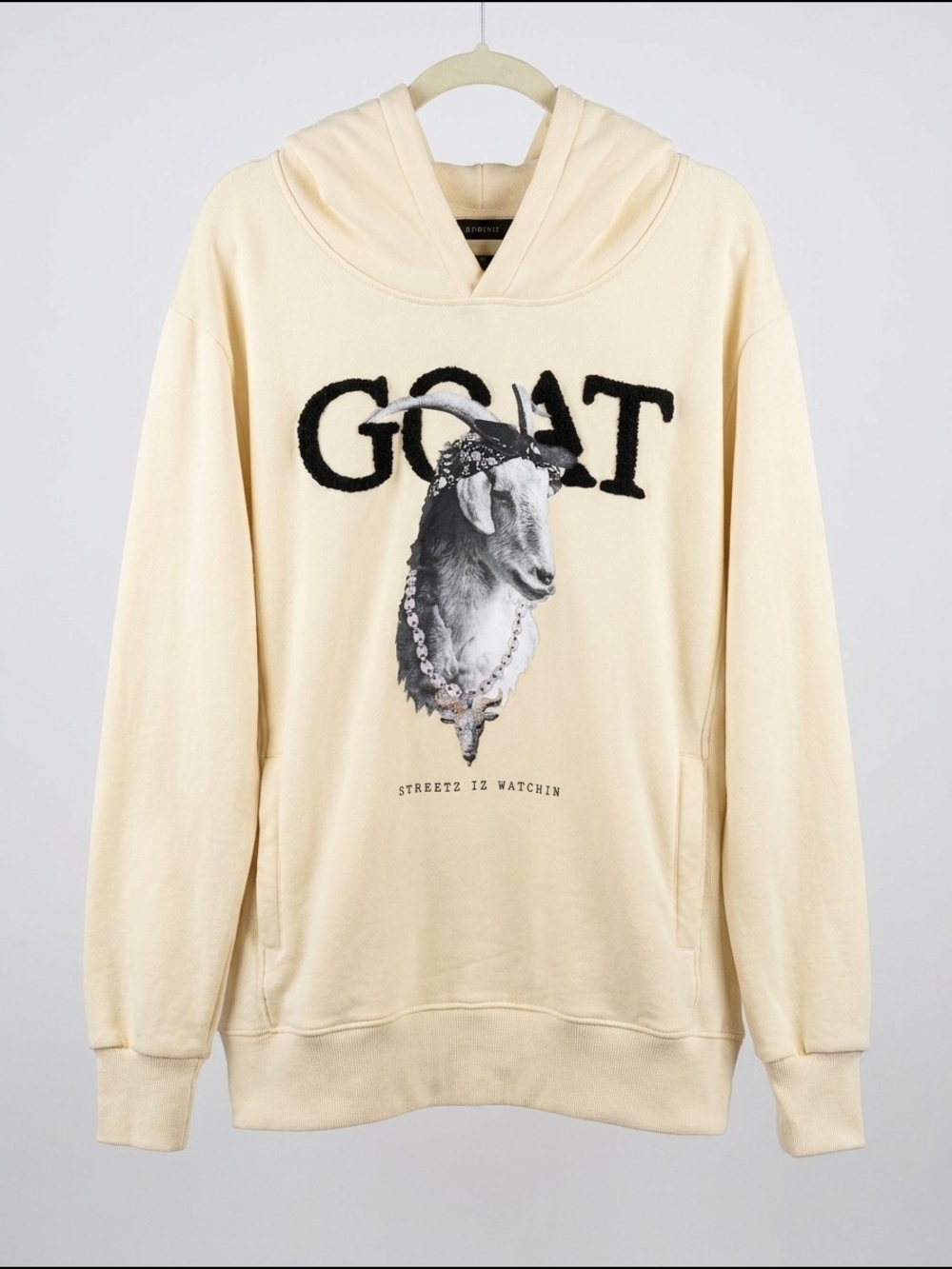 GOAT Graphic Cream Crewneck‎ Hoodie